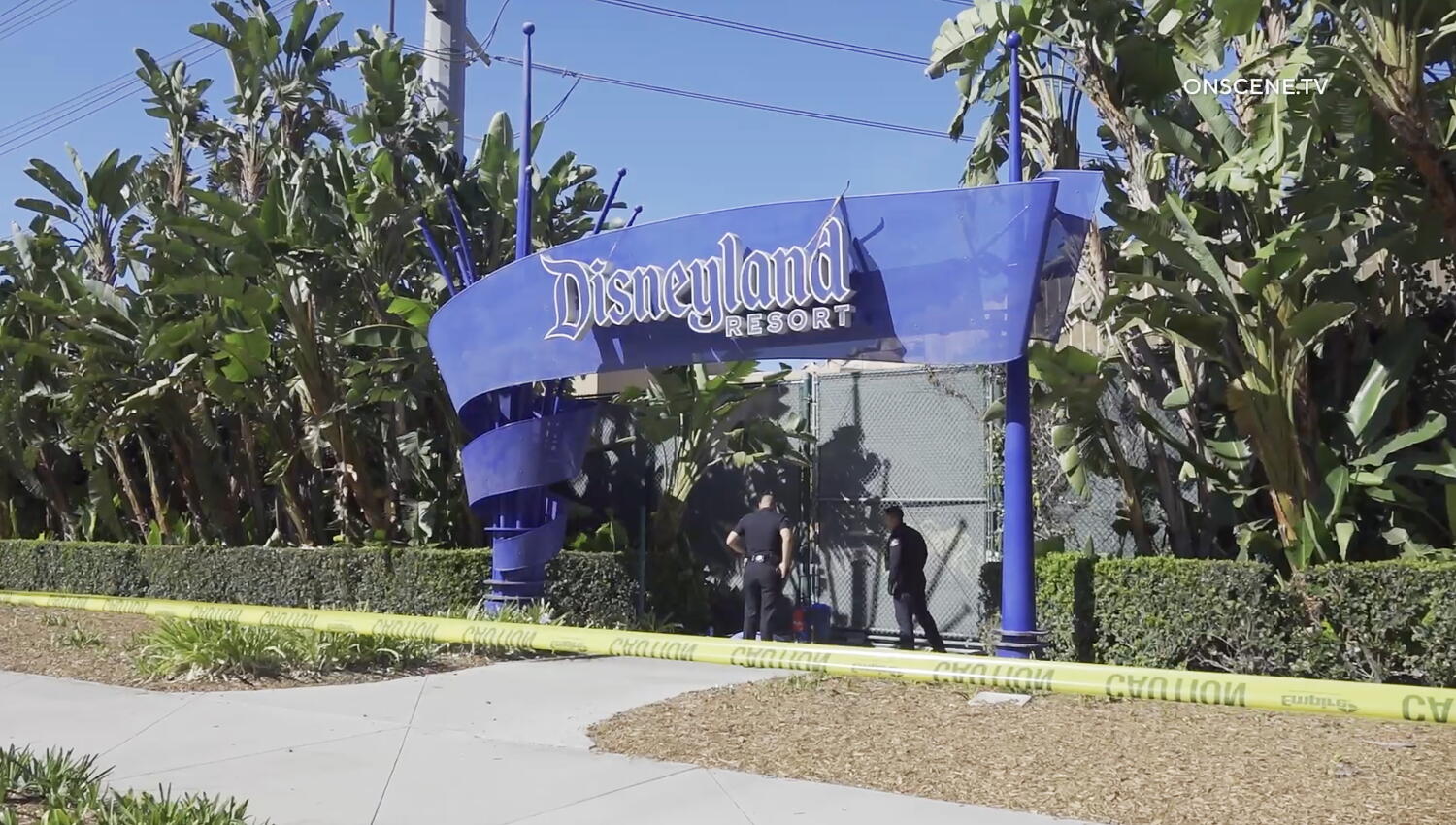 Man is found dead near entrance to Disneyland, police say