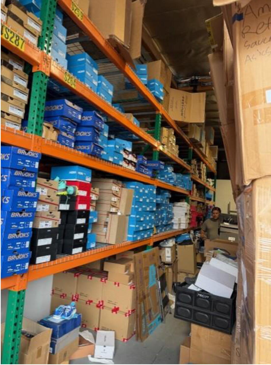 A pair of rare Brooks-Disney athletic shoes led detectives to $1 million in stolen gear, police say