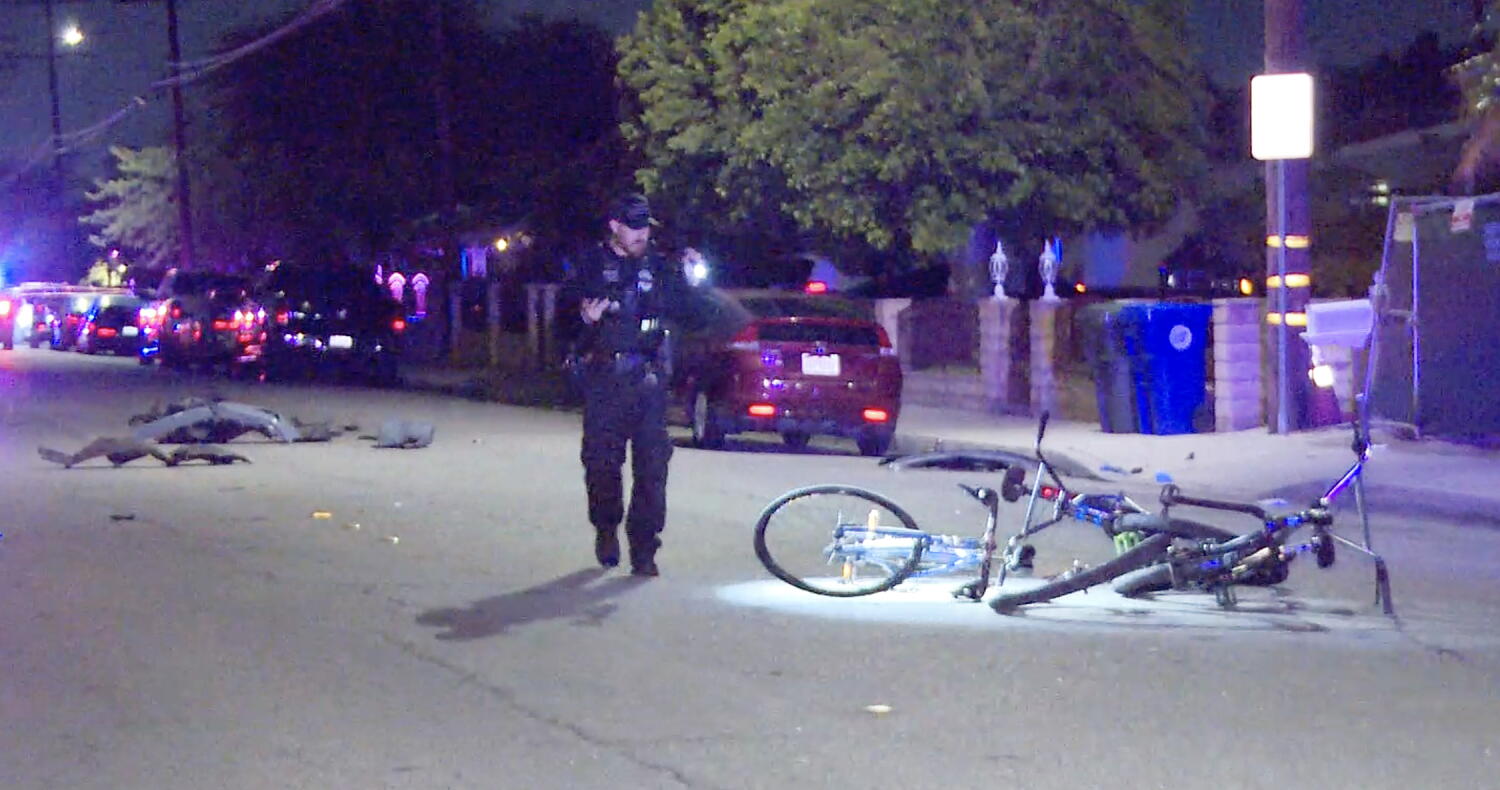 Driver plows into group of 30 bicyclists on Halloween-themed ride, killing 2 before fleeing